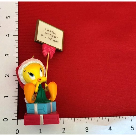 Hallmark Keepsake I've Been Weally, Weally Good This Year Twuthful Tweety Looney - Picture 10 of 12